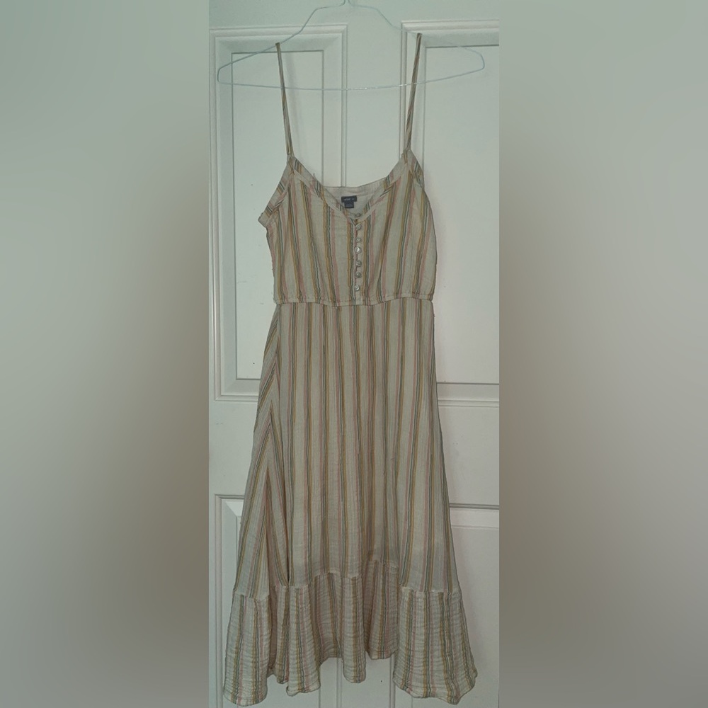 Aerie Striped Sundress - Multicolored - Size Small